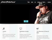 Tablet Screenshot of dannytamberelli.com